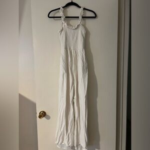 Jessica Simpson White pant romper XSMALL